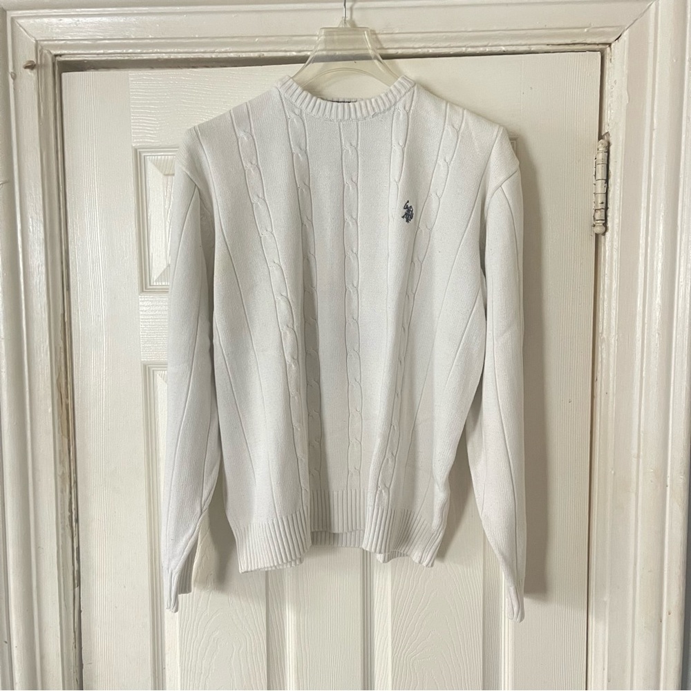White U.S. Polo Assn. Sweater